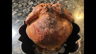 Cast Iron Bundt Pan Roast Chicken (Beer Can Chicken Without The Beer Can)