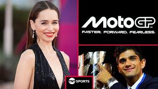 Game of Thrones star Emilia Clarke reveals new MotoGP logo ️ #MotoGP