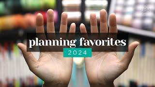 MY TOP 10 PLANNING FAVORITES FROM 2024 :: Planner Supplies and Accessories