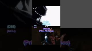 Ui Goku vs Thanos #anime #dragonball #uigoku #thanos #mcu