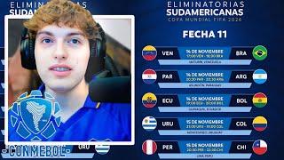 DAVOO XENEIZE REACCIONA Y OPINA DE LAS ELIMINATORIAS SUDAMERICANAS FECHA 11 Y 12 | PREVIA