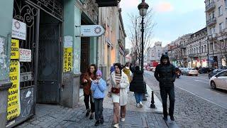 TBILISI GEORGIA Rush Hour 4k Walk  (30 January  2024) 