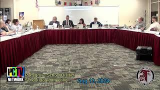 Pottsgrove School Board Meeting August 13th, 2024