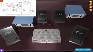 BJT Common Emitter Characteristics - Output Experiment - Virtual Lab - INVLABZ