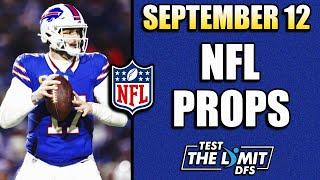 Top 4 NFL Player Prop Picks for PrizePicks | Bills vs Dolphins TNF