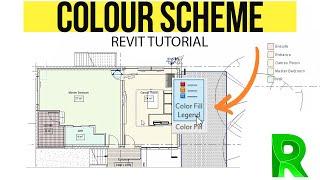 Revit Colour Scheme - Colour Fill Legend for Area Plan & Room Schedules