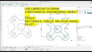 How to Draw an Anchor Plate in 2D with LibreCAD