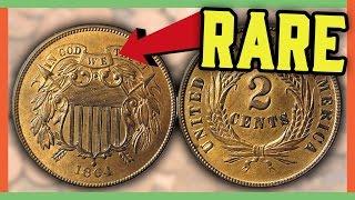 RARE 2 CENT COINS WORTH MONEY - TWO CENT PENNIES TO LOOK FOR!!