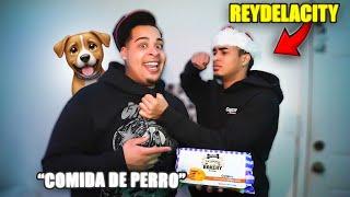 LE HAGO UNA BROMA A REYDELACITY CON GALLETAS DE PERRO Y TODO SALIO MAL!