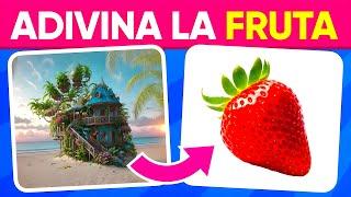 Adivina La FRUTA Oculta Por La Ilusión  ¿Que tan buenos son tus ojos?  SuperQuiz