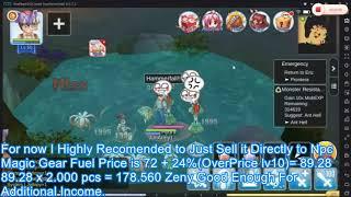 Ragnarok Mobile Eternal Love Ultimate Merchant Lvling and Zeny Farming With Crafting Stone Guide