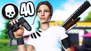 40 Kills Solo Squads On Controller