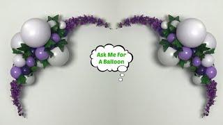 Balloon Flower Swag