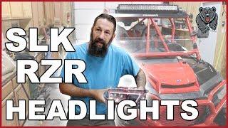 SLK RZR 900 1000 LED Headlight Upgrade Review and Install