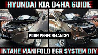 HYUNDAI TUCSON / KIA SPORTAGE EGR AND INTAKE MANIFOLD REMOVAL | D4HA | iX35 | CRDI | DIY GUIDE