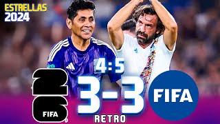 PARTIDAZO en el GIGANTE de ACERO ‍️ Leyendas de México 3-3 Leyendas de la FIFA - 20/09/2024