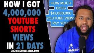 How I Got 4,000,000 YouTube Shorts Views in 21 Days