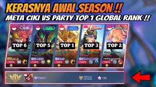 Meta Ciki Vs Fenrir Dongkak & Villain !! Party Terkuat Top 1 Global Rank - Mobile Legends