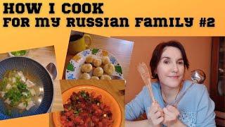 Cook like a Russian/Lazy Vareniki/Turkey Soup/Vinegret Salad/Russian Family VLOG