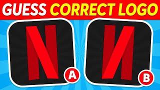 Which Logo Is Correct?  Logo Quiz Challenge | 40 Levels