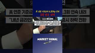 美 연준 기준금리 0.25%p 인하...3회 연속 내려 | 오늘의 헤드라인 (20241219)