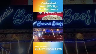 HOW TO MAKE LED NEON SIGN #shorts #shortvideo #trending #viral