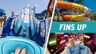 Best Water Park in Georgia! Fins Up Lake Lanier | All Slides POV