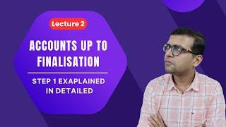 Detailed Explanation of Bookkeeping Fundamentals (Step 1) : Accounts up to finalisation (lecture 2)