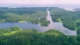 Воздух +30 вода +6. Это Ладожские Шхеры.