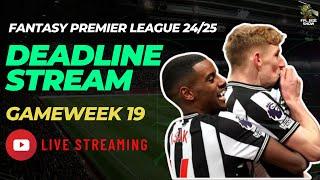 FPL GW19 DEADLINE STREAM | FPL JEDI SHOW | FANTASY PREMIER LEAGUE