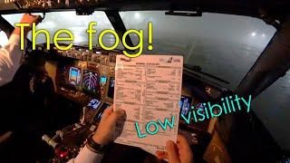 A Day as a Pilot | Flight to Dubai | Part 1 | Take off in Fog