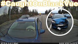 Didn't Even Slow Down! Rear-end Accident #CaughtOnBlackVue