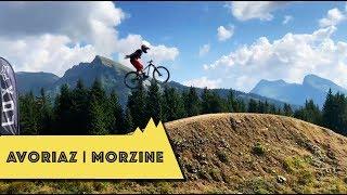 BERMS, JUMPS,  AND LOTS OF FUN IN FRANCE || Avoriaz MTB Bike Park