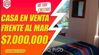 CASA EN VENTA FRENTE AL MAR EN 350MIL USD