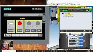 PLCSIM v16 to Roboguide 9 Communication via NetToPLCsim and KEPServerEX with S7 1200 or 1500