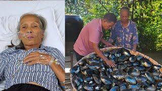 Grandma was sick, so her son picked up river clams and made delicious food for her | Guangxi Grandma