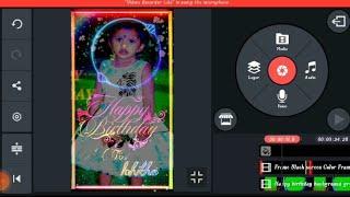 how to create happy birthday effect video|kinemaster editing video|nmky creations