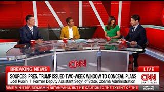 CNN This Morning w/ Audie Cornish | Trump Floats Regime Change to "Make Iran Great Again"