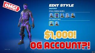 I Bought a $1000 OG Fortnite Account  On eBay... (RAREST LOCKER?)