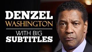 ENGLISH SPEECH | DENZEL WASHINGTON: Put God first (English Subtitles)