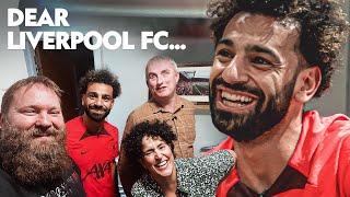 SALAH SURPRISES INSPIRATIONAL LIVERPOOL FAN AT HOME