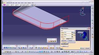 آموزش رایگان محیط Sheet Metal Design در کتیا - کدافزار