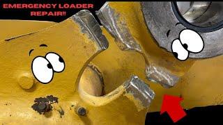 CAT Loader Arm repair