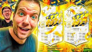 DEUX ÉNORME ICÔNE MOMENT POUR MON GROS COMPTE - PACK OPENING FIFA 22