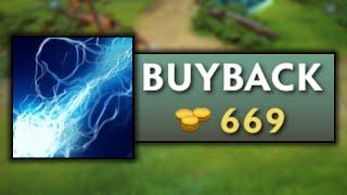 Buyback on Storm Spirit Dota 2