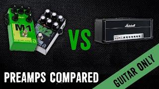 MARHALL AFD100 Vs AMT M1 & M2 - PREAMPS COMPARED ONLY GUITAR (Into Torpedo CAB M)