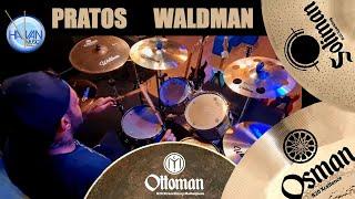 Pratos B20 Waldman Cymbals - Crash Ottoman, Osman e Soliman