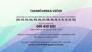 Ilidza 2024 - upute za SMS glasanje