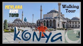 Shrine of Molana Rumi رحمة الله عليه | Konya Walking Tour | Mevlana Rumi Museum