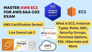 Master AWS EC2(Elastic Compute Cloud) for AWS SAA-C03 Exam | Live Demo of Concepts | #aws #ec2